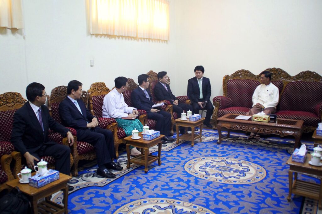 Seeking cooperation with the Ministry of Finance of Myanmar