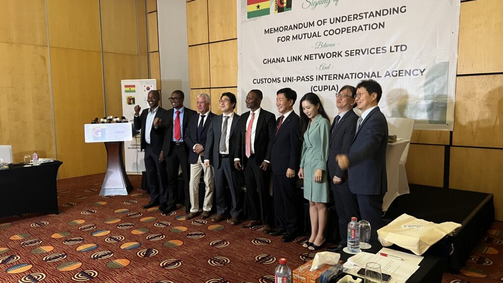 MOU signed between CUPIA and Ghana Link Network Services Ltd.